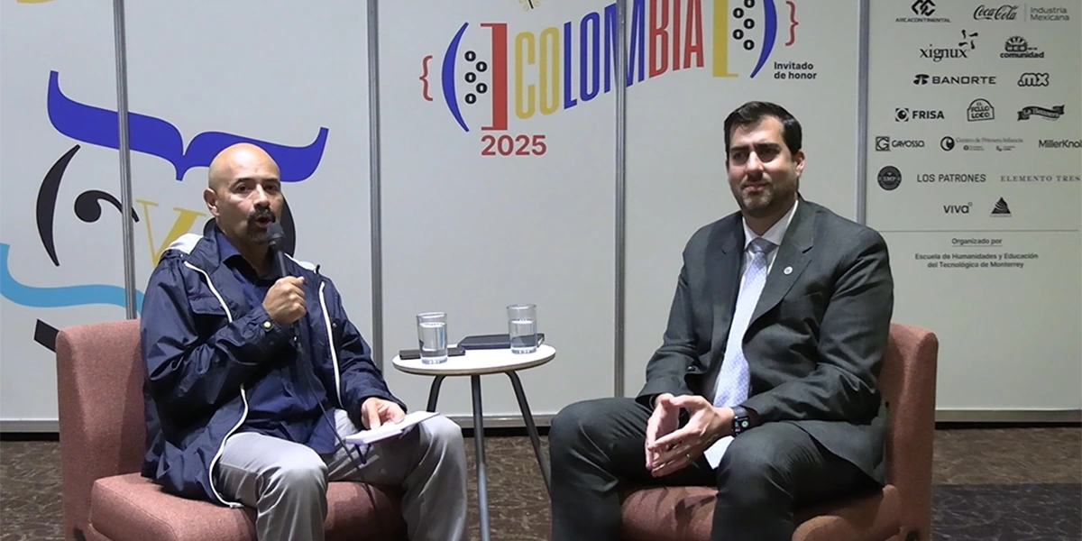 El periodista Julio Cesar Guzm&aacute;n entrevista a Juan Pablo Murra, rector del Tecnol&oacute;gico de Monterrey