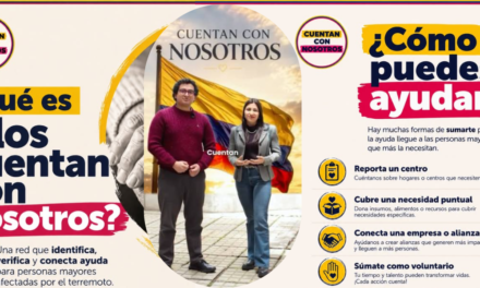 Cuentan con Nosotros, la iniciativa que busca apoyo para las personas mayores tras el terremoto