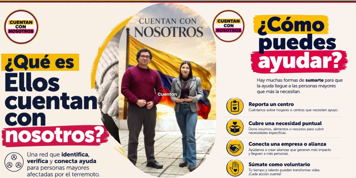Cuentan con Nosotros Laura López y Alexei Rodríguez con su iniciativa Cuentan con Nosotros