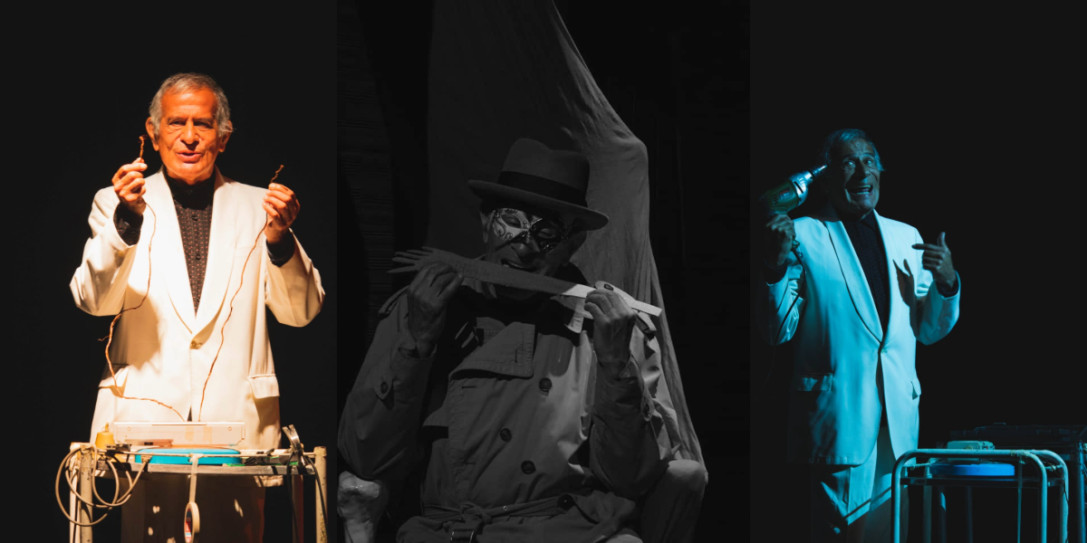 Hugo Afanador en escena.