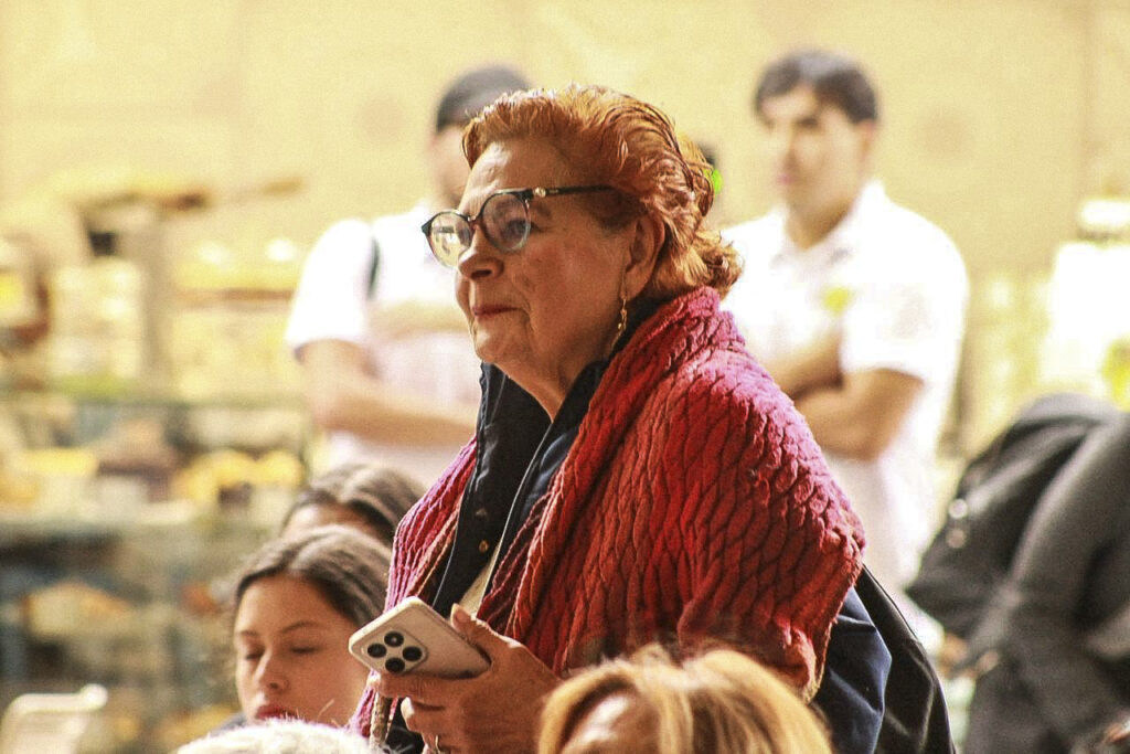 Asistentes del público en el festival.